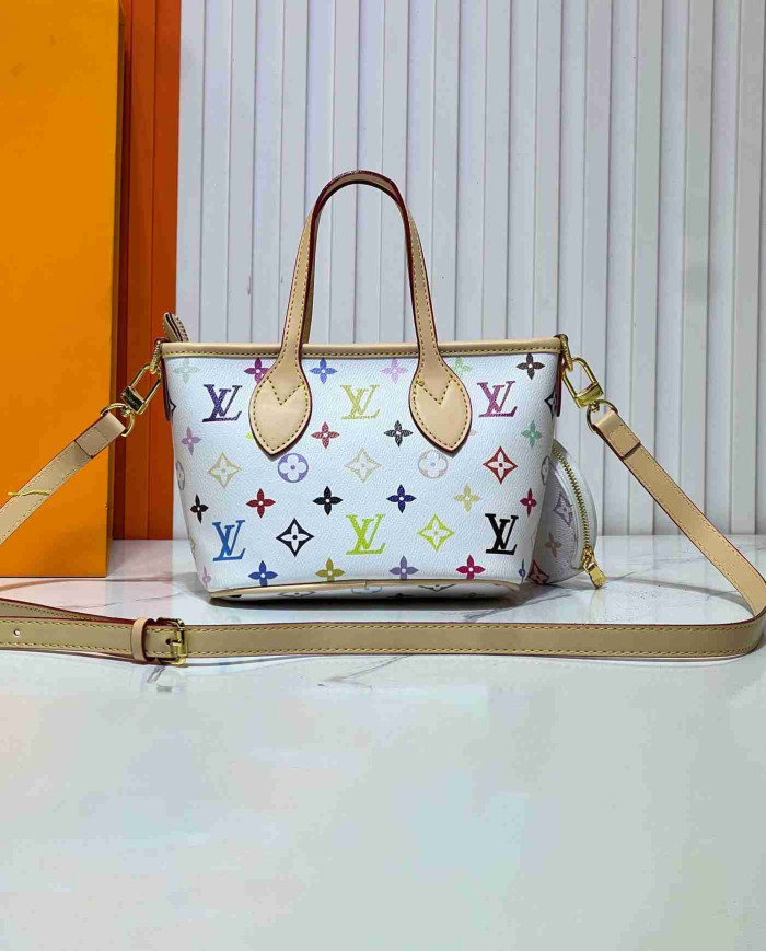 Louis Vuitton Mini Tote Crossbody Bag with Coin Purse