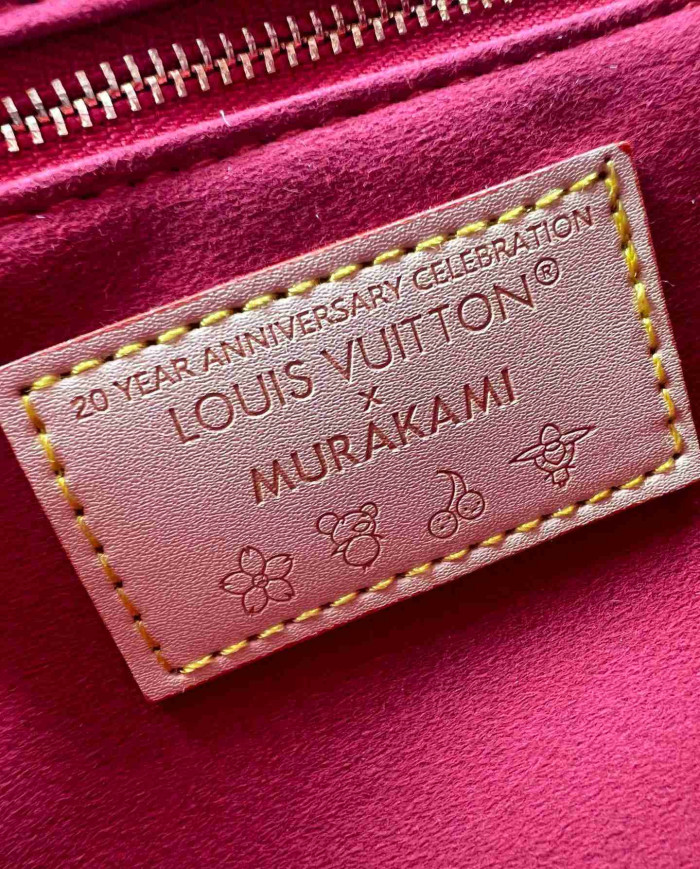 Louis Vuitton Cherry Print Top Handle Tote Bag