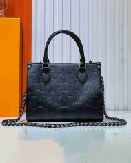 Louis Vuitton Embossed Chain Tote Bag