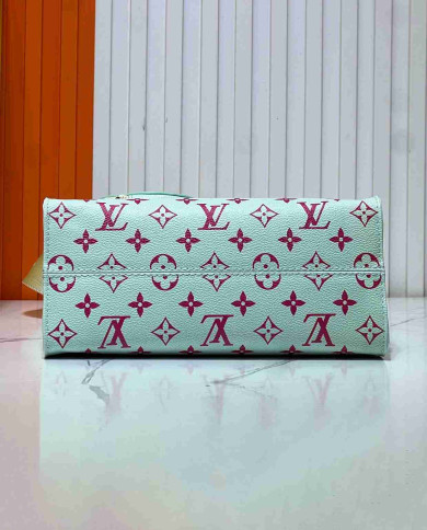 Louis Vuitton Color Monogram Tote Bag with Round Charm