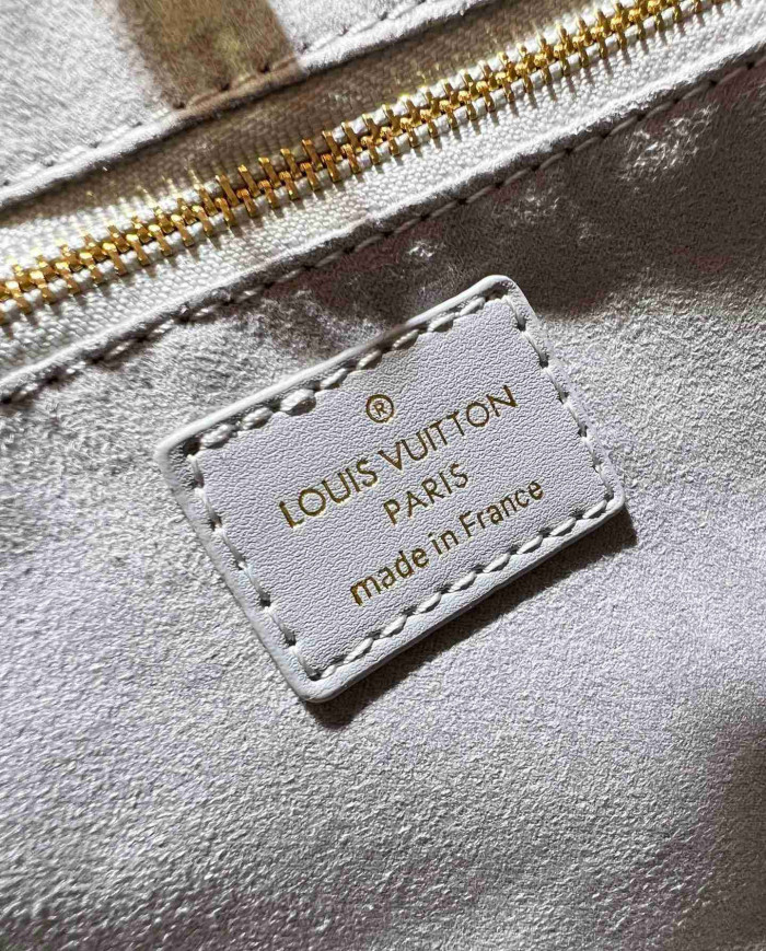 Louis Vuitton Color Monogram Tote Bag with Round Charm