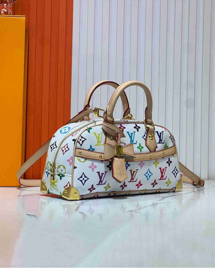 Louis Vuitton Multicolor Monogram Bow Top Handle Bag