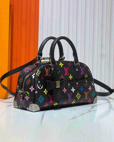 Louis Vuitton Multicolor Monogram Bow Top Handle Bag