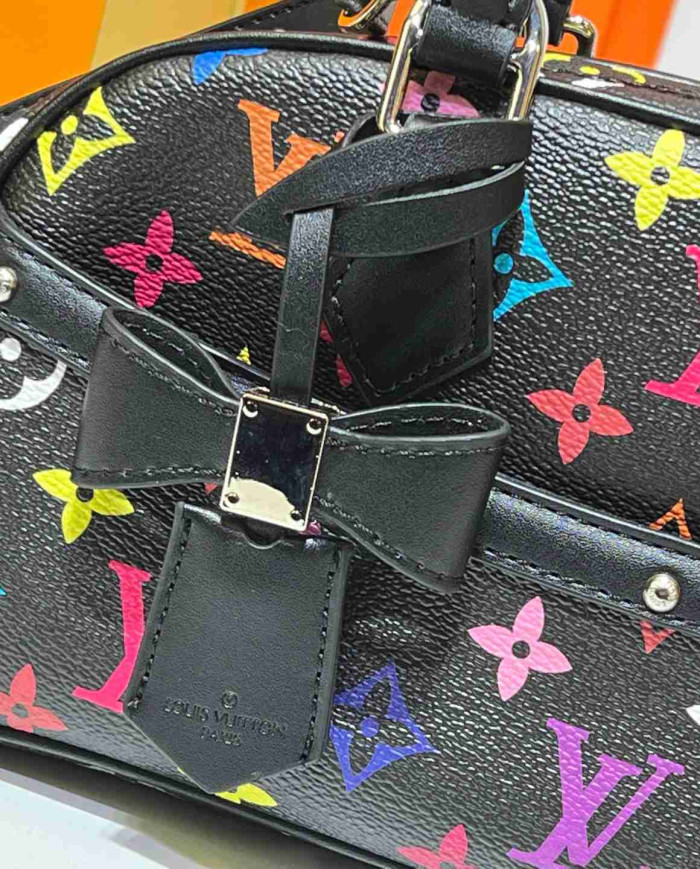 Louis Vuitton Multicolor Monogram Bow Top Handle Bag