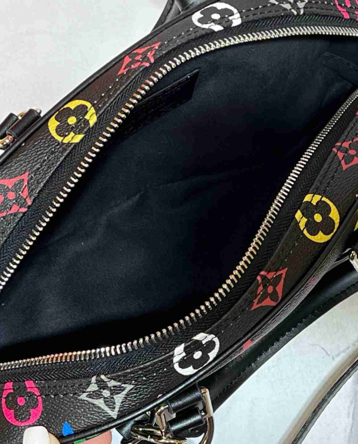 Louis Vuitton Multicolor Monogram Bow Top Handle Bag