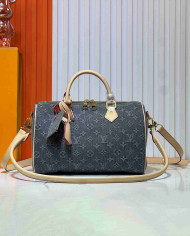 Louis Vuitton Monogram Denim Boston Bag