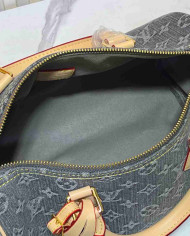 Louis Vuitton Monogram Denim Boston Bag