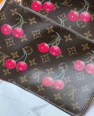 Louis Vuitton Cherry Print Neverfull Tote Bag