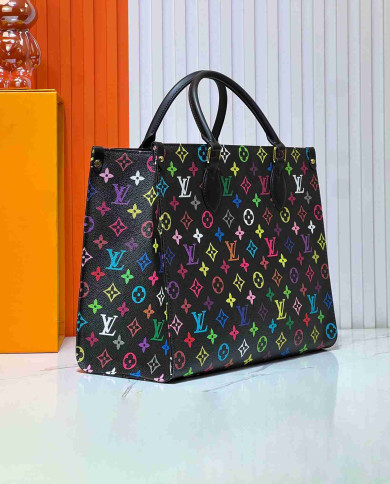 Louis Vuitton Multicolor Monogram Vertical Tote Bag