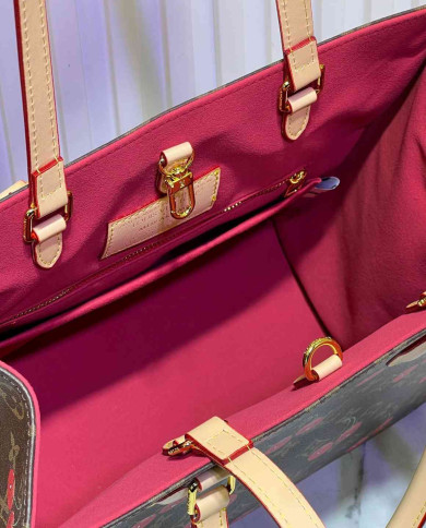 Louis Vuitton Cherry Print Vertical Tote Bag