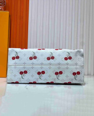 Louis Vuitton Cherry Print Vertical Tote Bag