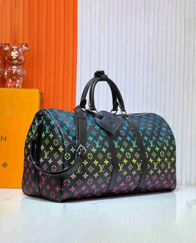 Louis Vuitton Rainbow Monogram Travel Bag