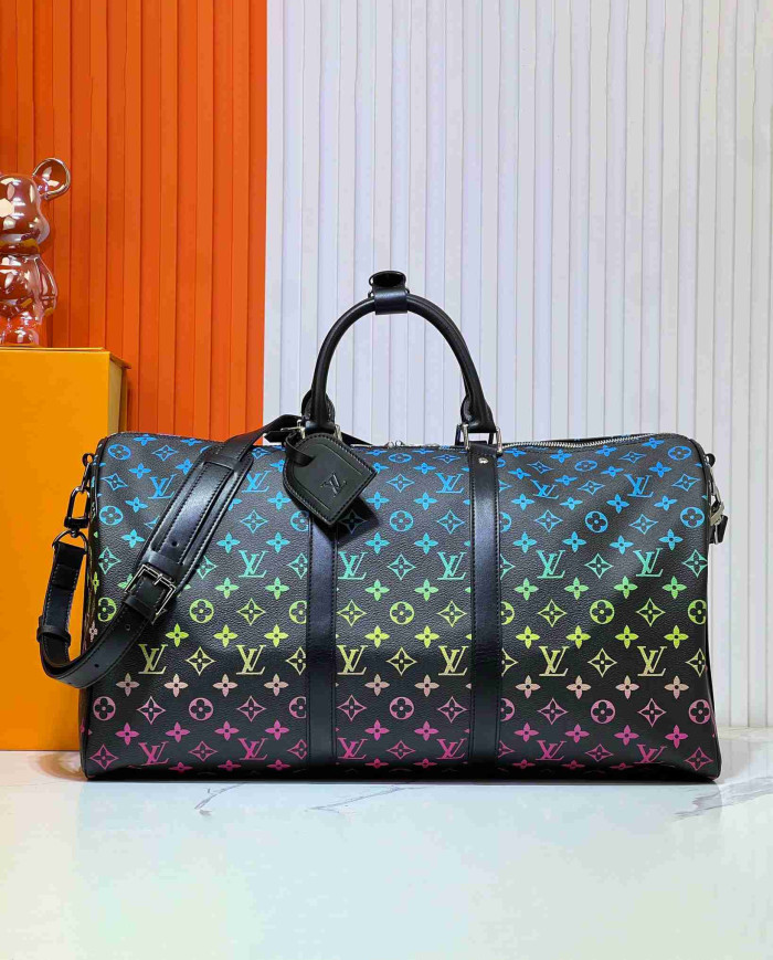 Louis Vuitton Rainbow Monogram Travel Bag
