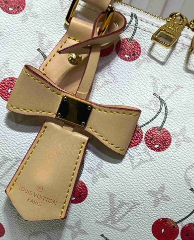 Louis Vuitton Cherry Boston Handbag