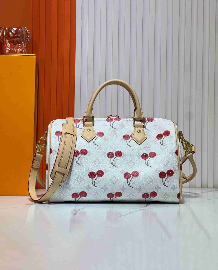 Louis Vuitton Cherry Boston Handbag