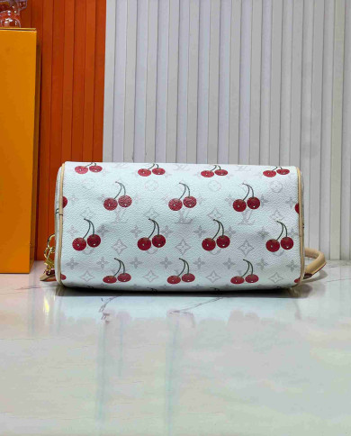 Louis Vuitton Cherry Boston Handbag