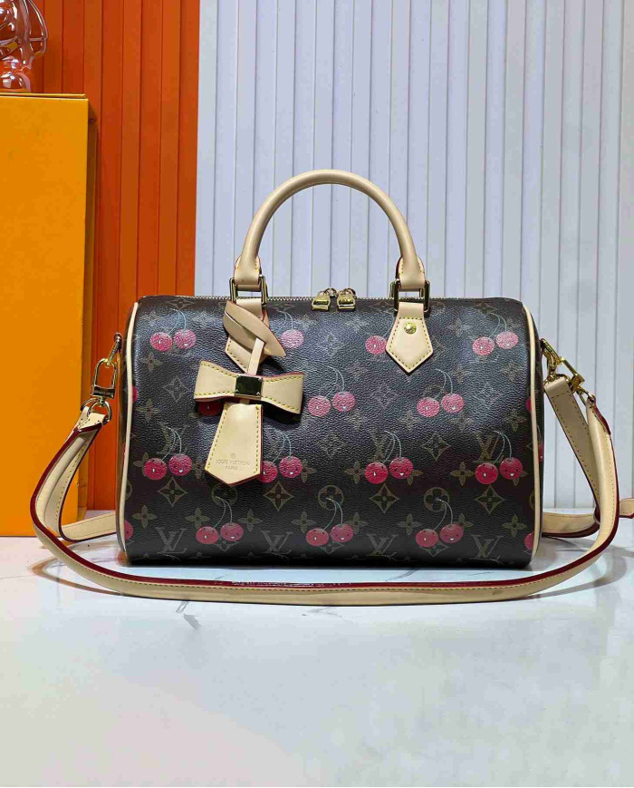 Louis Vuitton Cherry Boston Handbag