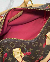 Louis Vuitton Cherry Boston Handbag