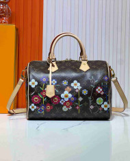 Louis Vuitton Floral Boston Handbag