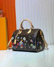 Louis Vuitton Floral Boston Handbag