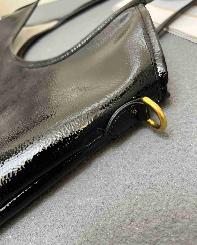 MiuMiu Patent Leather Large Shoulder Bag