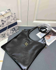 MiuMiu Patent Leather Large Shoulder Bag