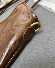 MiuMiu Patent Leather Large Shoulder Bag