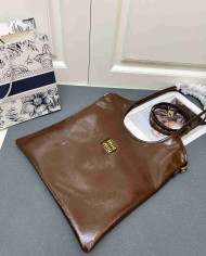 MiuMiu Patent Leather Large Shoulder Bag