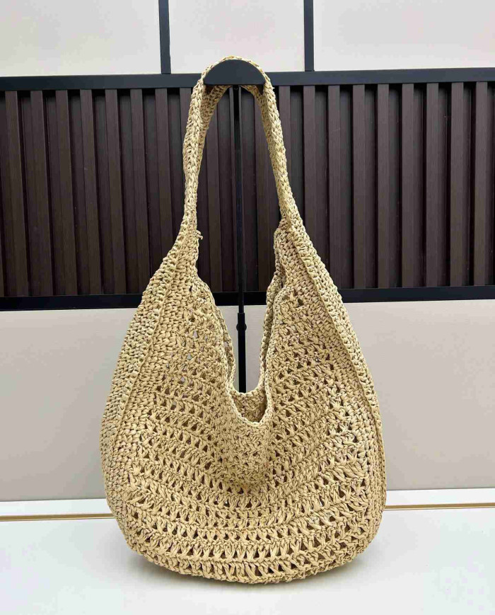 MiuMiu Large Woven Casual Shoulder Bag