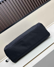 Prada Black Nylon Dual Strap Tote Bag