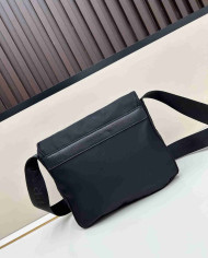 Prada Black Nylon Postman’s Crossbody Bag