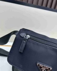 Prada Black Nylon Postman’s Crossbody Bag