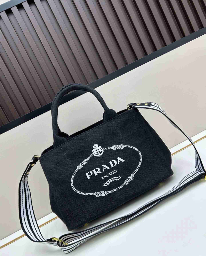 Prada Canvas Tote Bag