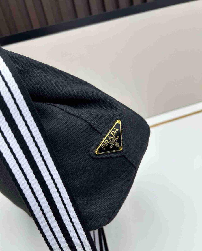 Prada Canvas Tote Bag