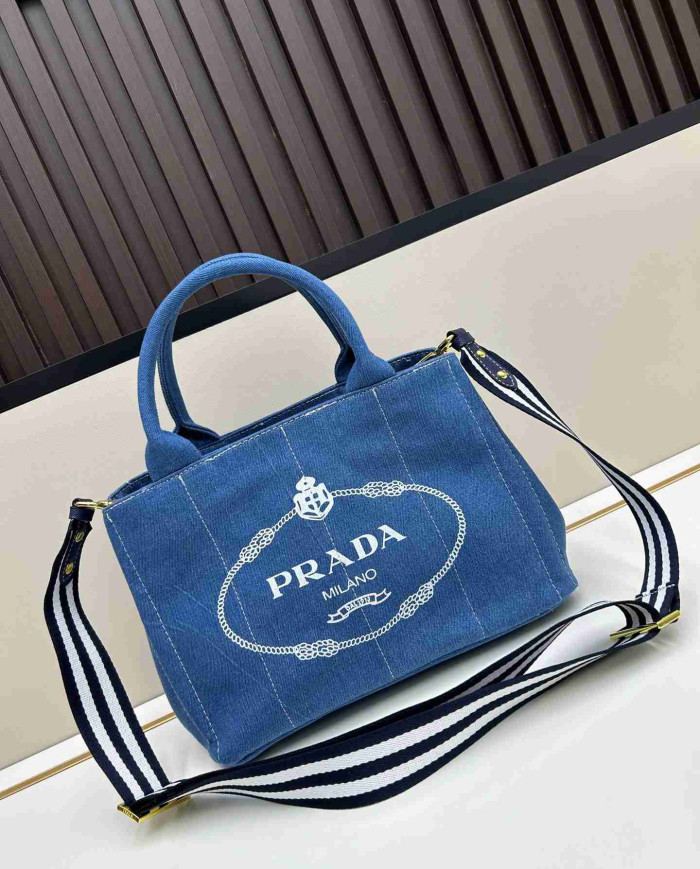 Prada Canvas Tote Bag