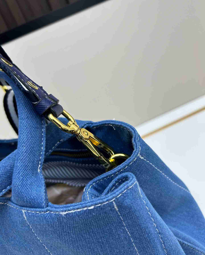 Prada Canvas Tote Bag