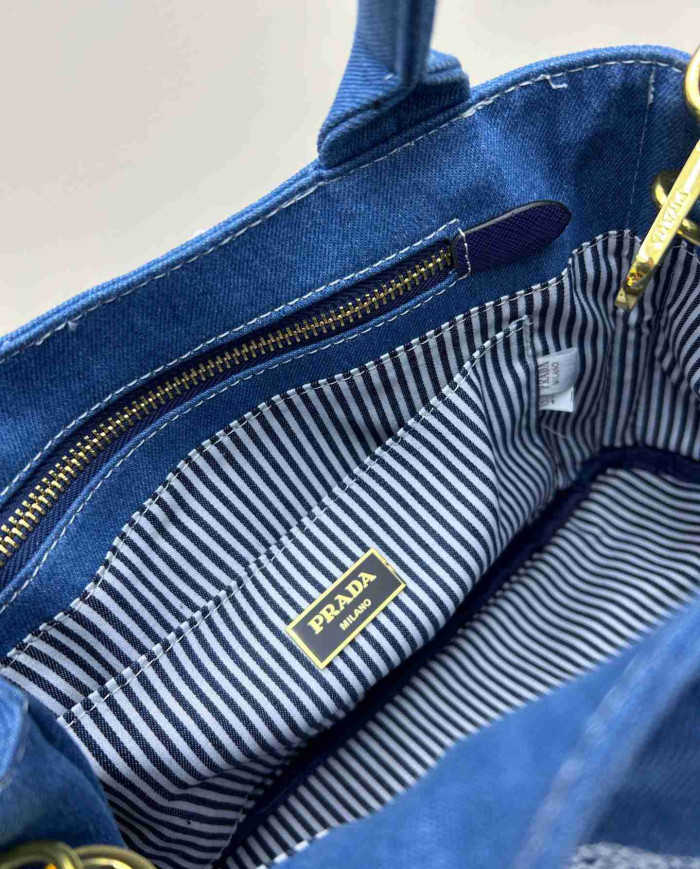Prada Canvas Tote Bag