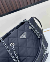 Prada Quilted Chain Tote Bag