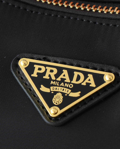 Prada Sleek Lock Hobo Shoulder Bag