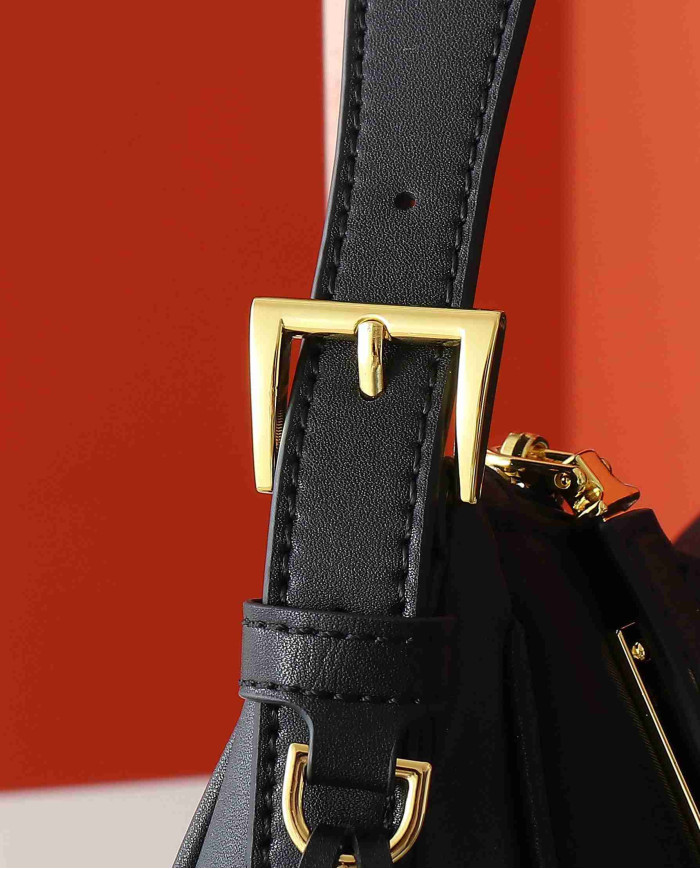 Prada Sleek Lock Hobo Shoulder Bag