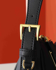 Prada Sleek Lock Hobo Shoulder Bag