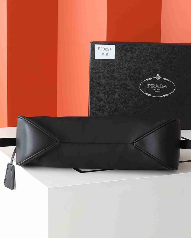 Prada Sleek Lock Hobo Shoulder Bag