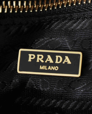 Prada Sleek Lock Hobo Shoulder Bag