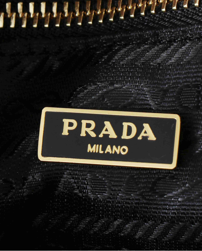 Prada Sleek Lock Hobo Shoulder Bag