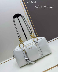 Shoulder Bag Women's Double Ring Cylinder Bag