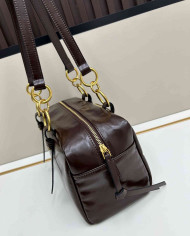 Shoulder Bag Women's Double Ring Cylinder Bag