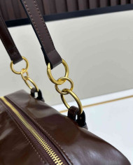 Shoulder Bag Women's Double Ring Cylinder Bag