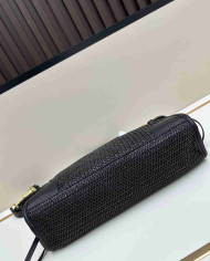 Prada Woven Leather Top Handle Bag
