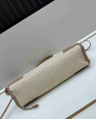 Prada Woven Leather Top Handle Bag