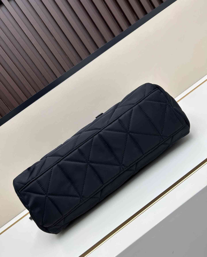 Prada Quilted Nylon Tote Bag